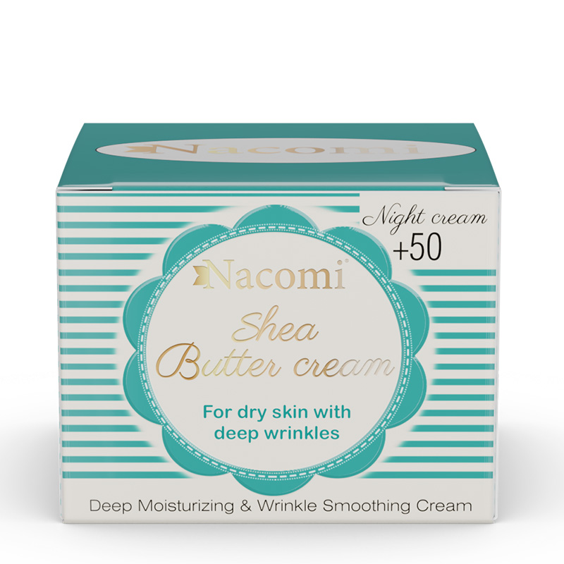 Nacomi, krem shea 50+ na noc, 50 ml