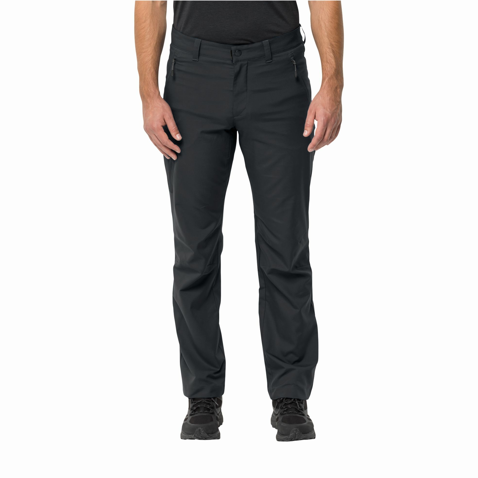 Męskie spodnie softshellowe Jack Wolfskin ACTIVE TRACK PANT M phantom - 56