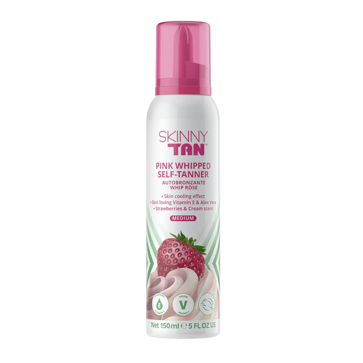 Skinny Tan Pink Whip Mousse samoopalająca pianka, 150 ml