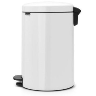 Kosz na śmieci z pedałem BRABANTIA 111785 NewIcon szczelna pokrywa, nie przepuszcza zapachów 30L Biały