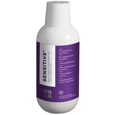 Płyn do płukania jamy ustnej WOOM Sensitive+ 500 ml