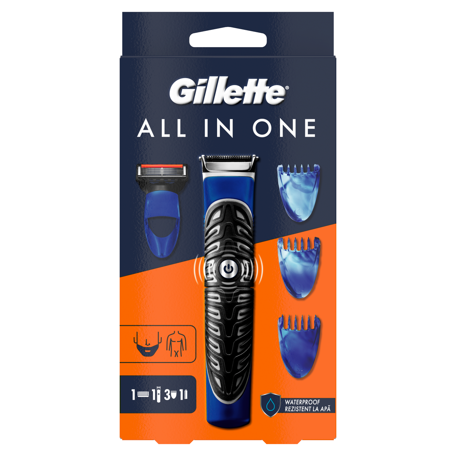 Gillette Fusion Proglide Styler maszynka do golenia z trymerem elektrycznym, 3w1, 1 kpl.