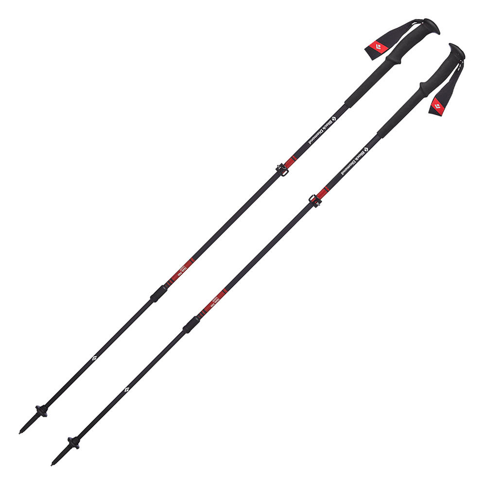 Kije trekkingowe Black Diamond TRAIL PRO red - ONESIZE
