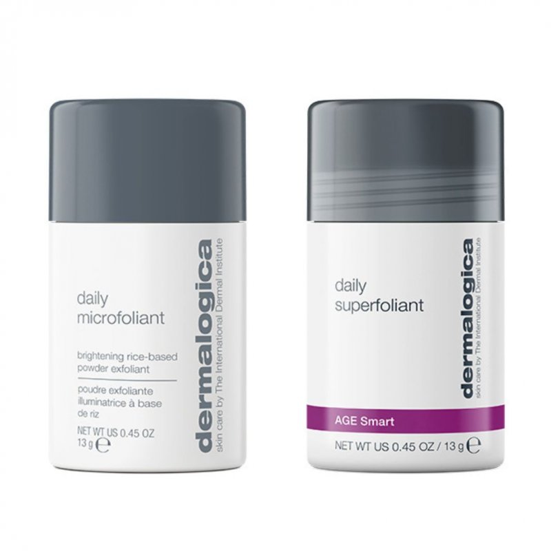 Dermalogica zestaw: enzymatyczny puder ryżowy, 13 g + wysoce aktywny puder złuszczający, 13 g