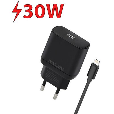 Ładowarka sieciowa BELINE BLNCB30L 30W GaN Czarny