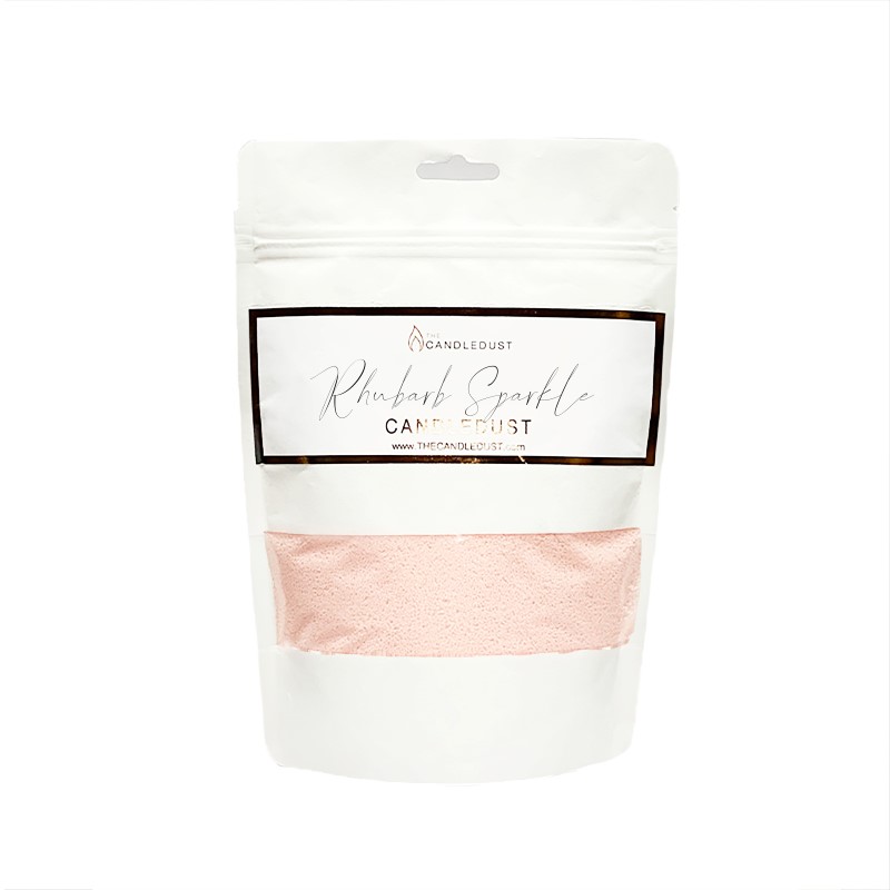 The Candledust Rhubarb Sparkle świeca zapachowa w pyle w opakowaniu uzupełniającym, 330 g