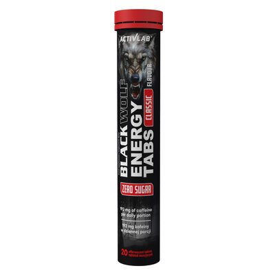 Przedtreningówka ACTIVLAB Black Wolf Energy Tabs (20 tabletek)