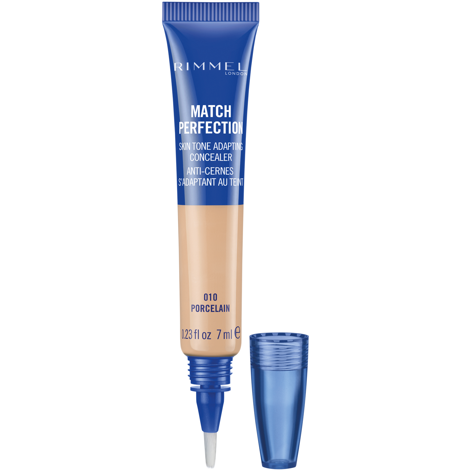 Rimmel Match Perfection korektor i rozświetlacz 2 w 1 porcelain 010, 7 ml