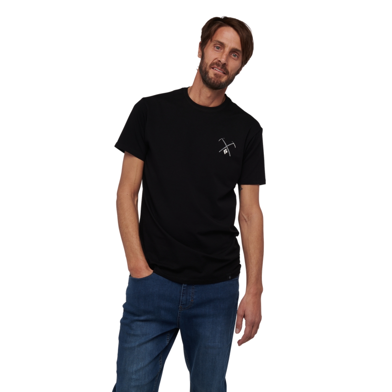 Męski T-shirt Black Diamond PIOLET TEE black - S