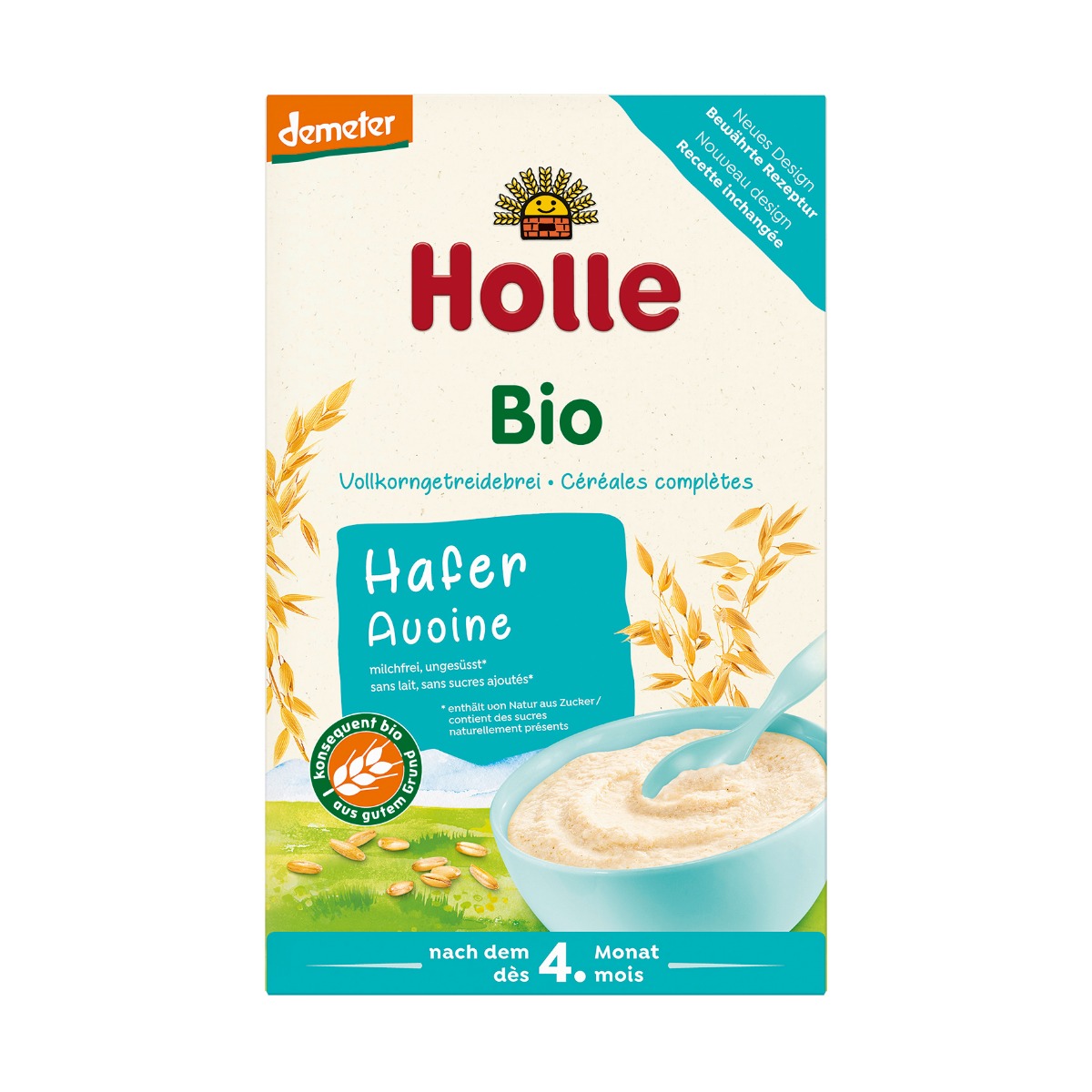 Holle BIO Demeter kaszka owsiana pełnoziarnista, 250 g