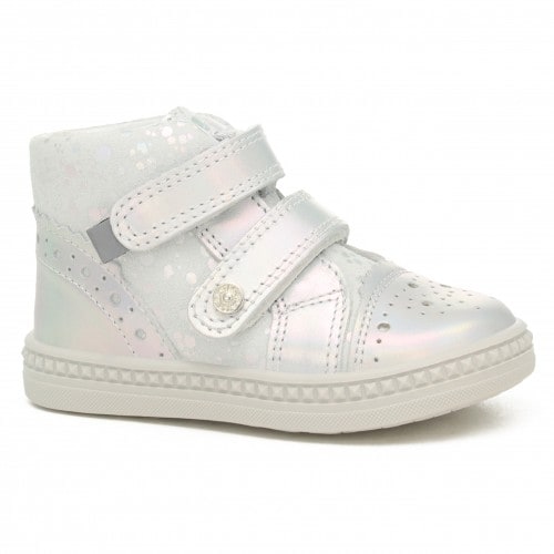 Sneakers Bartek 91764-025, Dla Dziewcząt, Biało-Srebrny