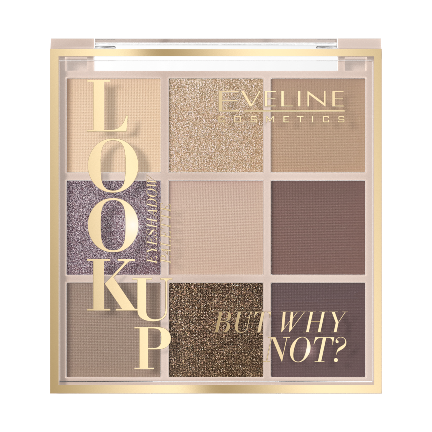 Eveline Cosmetics Look Up But Why Not? paleta cieni do powiek, 10,8 g