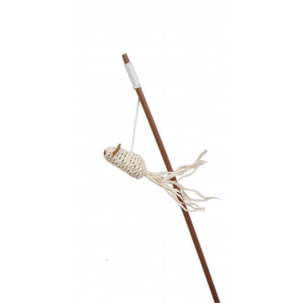 COMFY Zabawka Gaia Wędka Mysz Dzwonek 40 cm