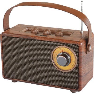 Radio TIROSS TS463 Analogowe Przenośne Brązowy