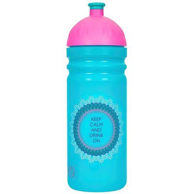Bidon ZDROWY BIDON Mandale 700 ml Niebiesko-różowy