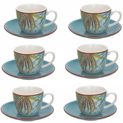 Zestaw filiżanek TOGNANA Jungle 100 ml (12 elementów)