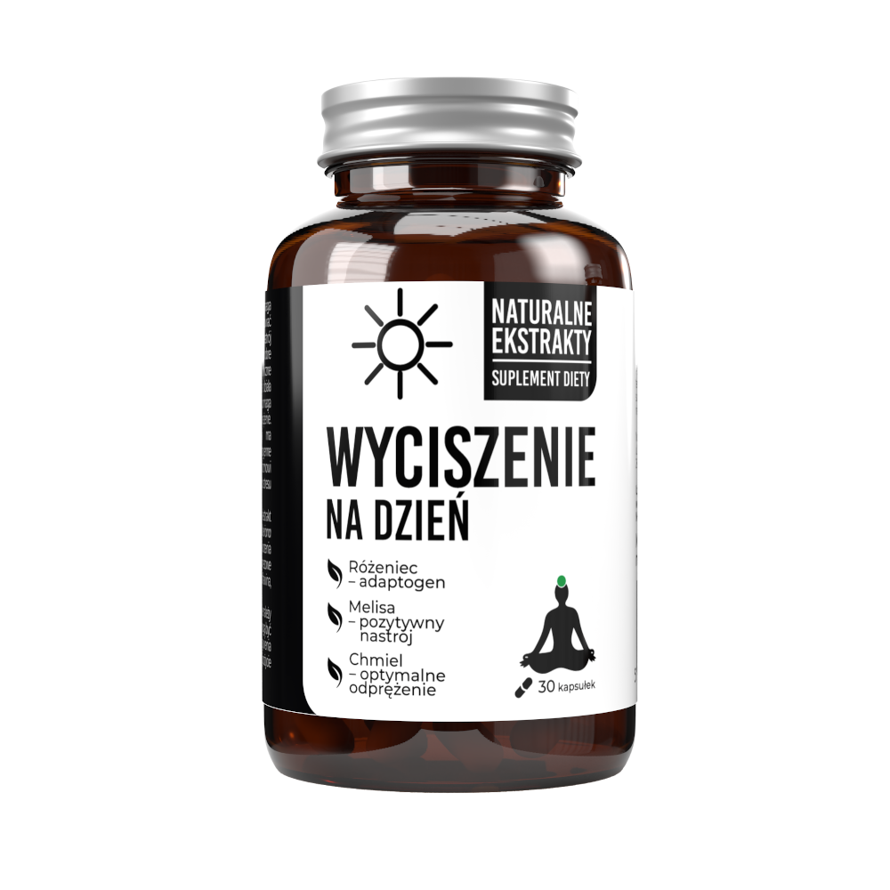 Noble Health Wyciszenie na dzień suplement diety z wyciągami roślinnymi wspomagający wyciszenie i walkę ze stresem, 30 kaps./1 opak.