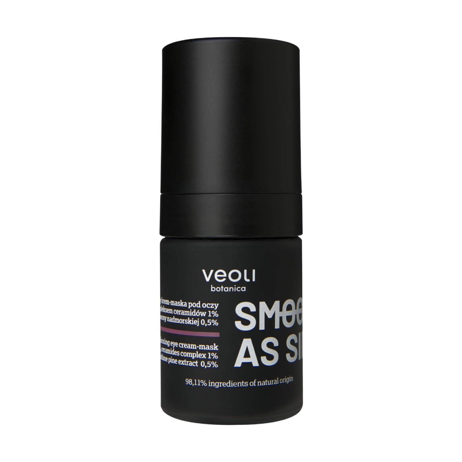 Veoli Botanica Smooth As Silk naprawczo-ujędrniający krem-maska pod oczy z trehalozą 5%, kompleksem ceramidów 1% i ekstraktem z sosny nadmorskiej 0...