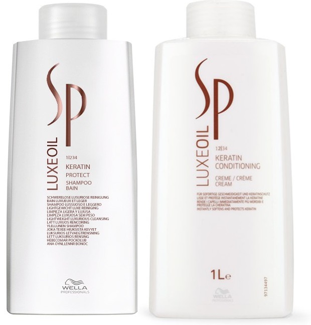 Wella Professionals SP Luxe Oil zestaw regenerujący do włosów: szampon, 1000 ml + odżywka, 1000 ml