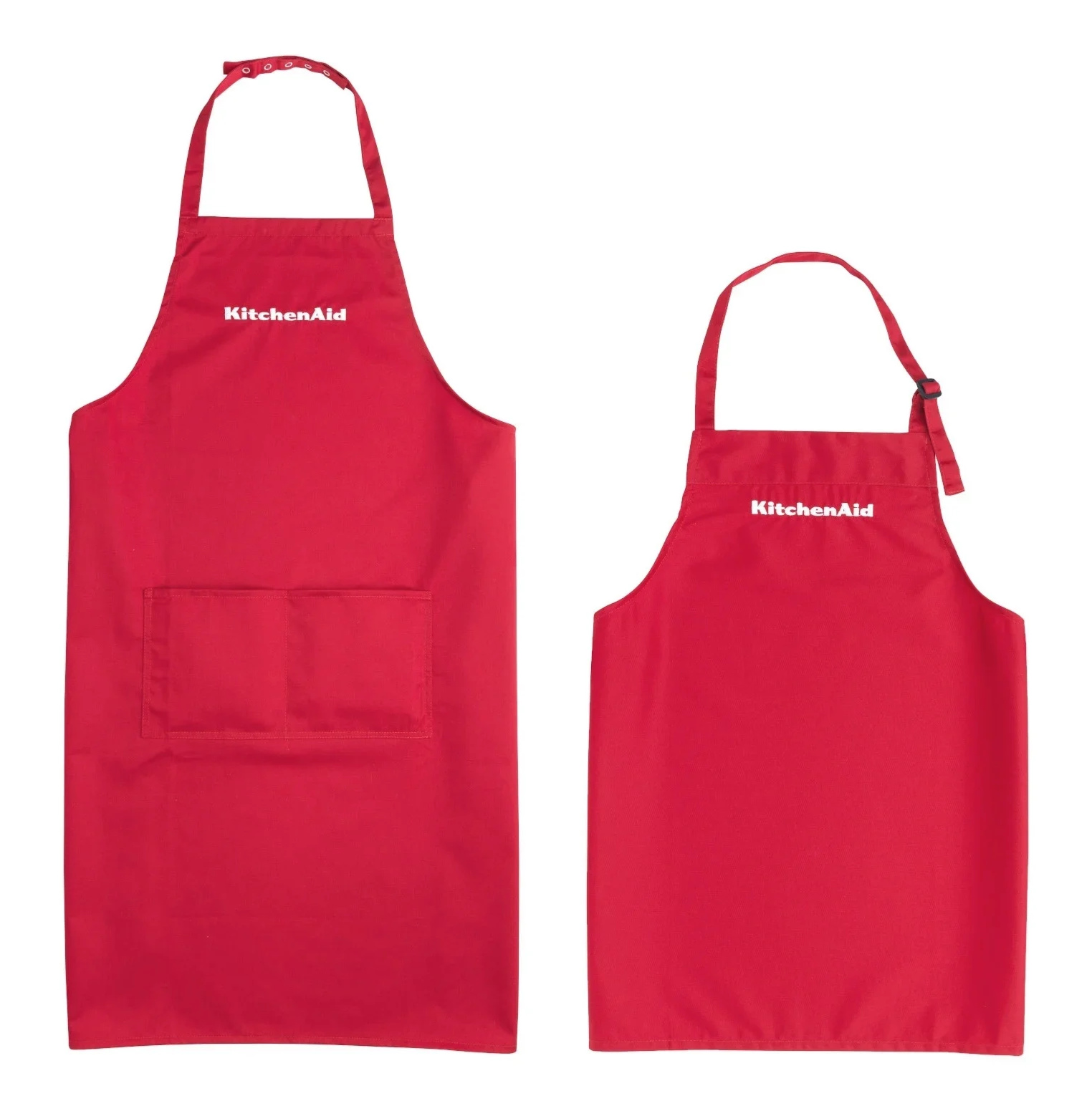 KitchenAid - Zestaw 2 fartuchów kuchennych Czerwony
