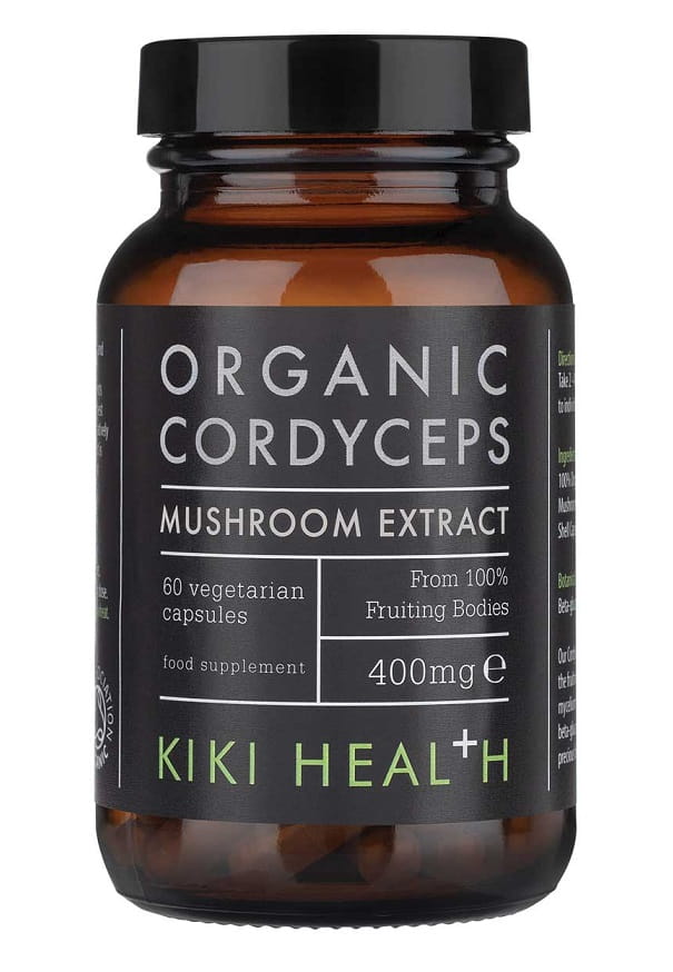 Kiki Health Organic Cordyceps suplement diety Cordyceps 400 mg, 60 kaps./1 opak.