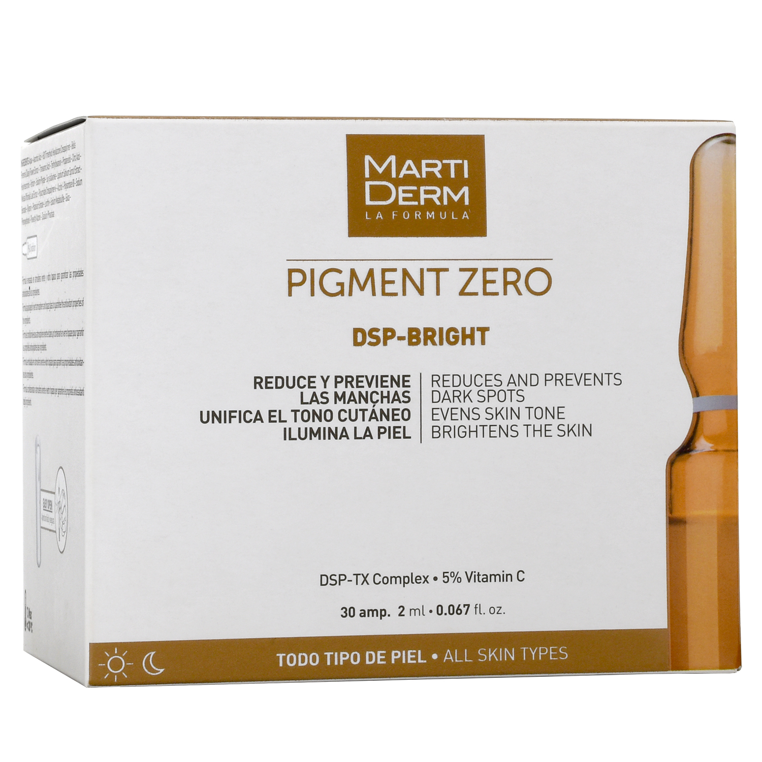 MartiDerm Pigment Zero DSP-Bright serum do twarzy w ampułce, 30x2 ml/1 opak.