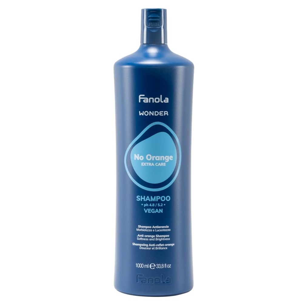 Fanola Wonder No Orange Extra Care szampon neutralizujący ciepłe tony, 1000 ml