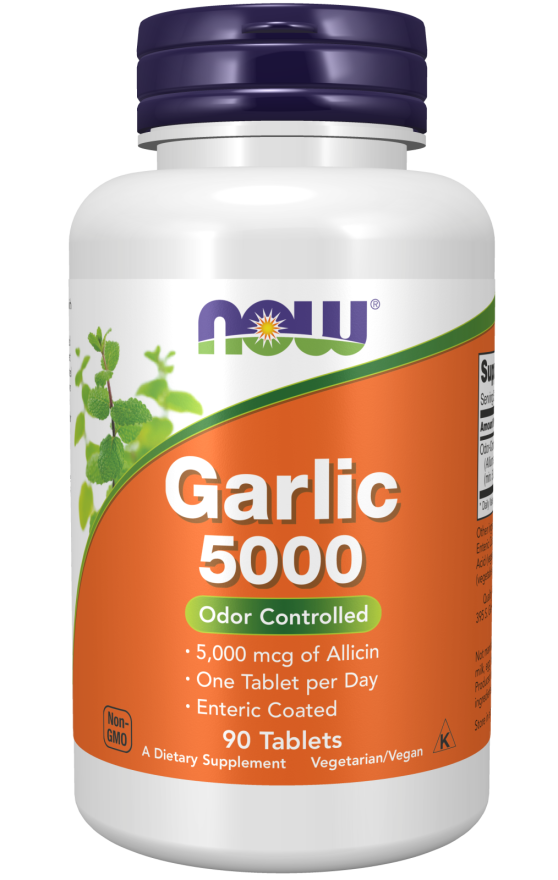 Garlic 5000 90 tabletek ( Now Foods)