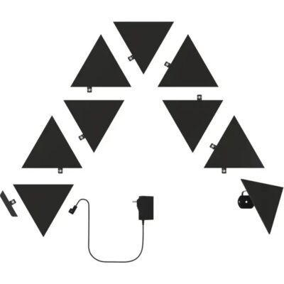 Panele świetlne NANOLEAF NL47-0102TW-9PK Czarny (9 sztuk)
