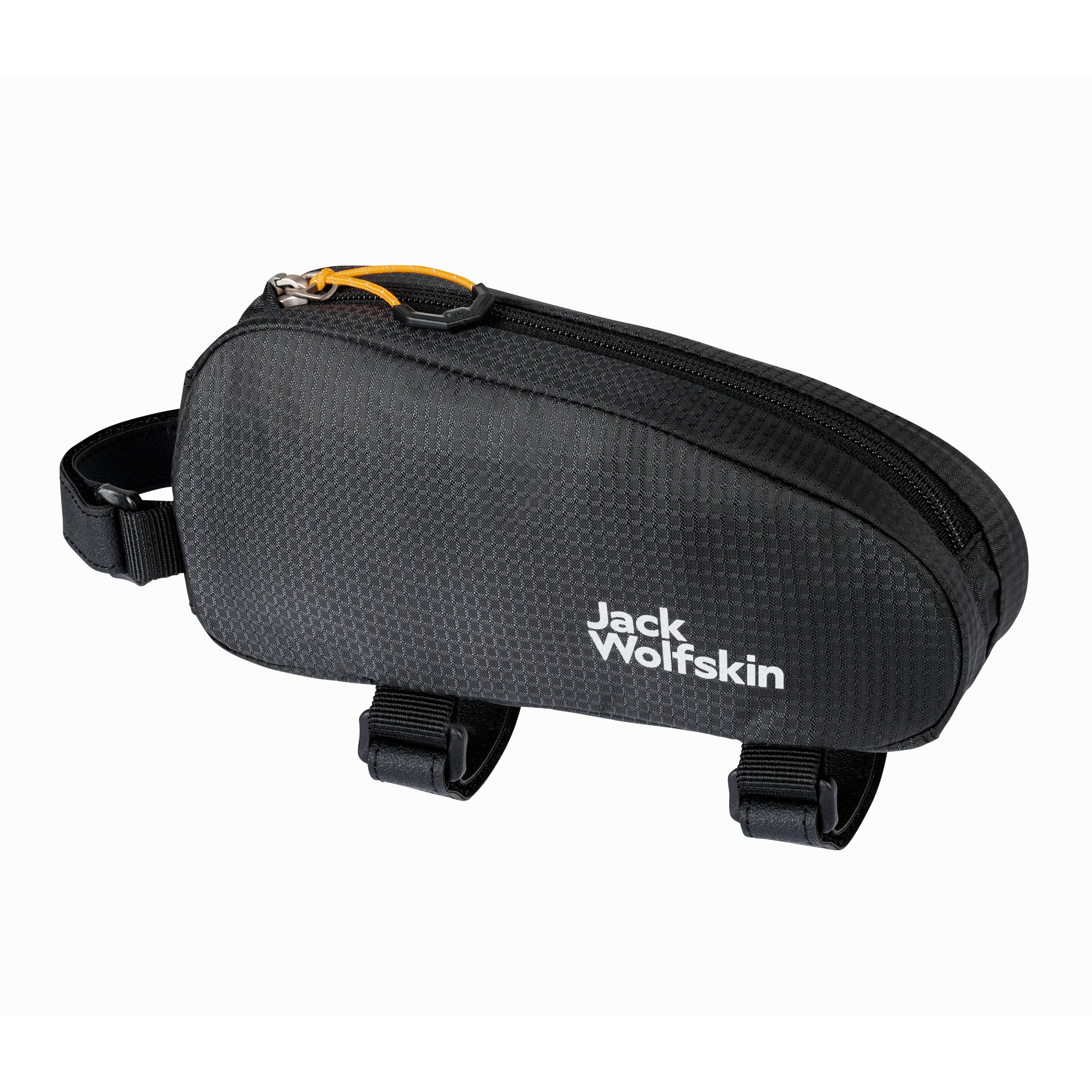 Torba sakwa rowerowa na ramę Jack Wolfskin MOROBBIA TUBE BAG flash black - ONE SIZE