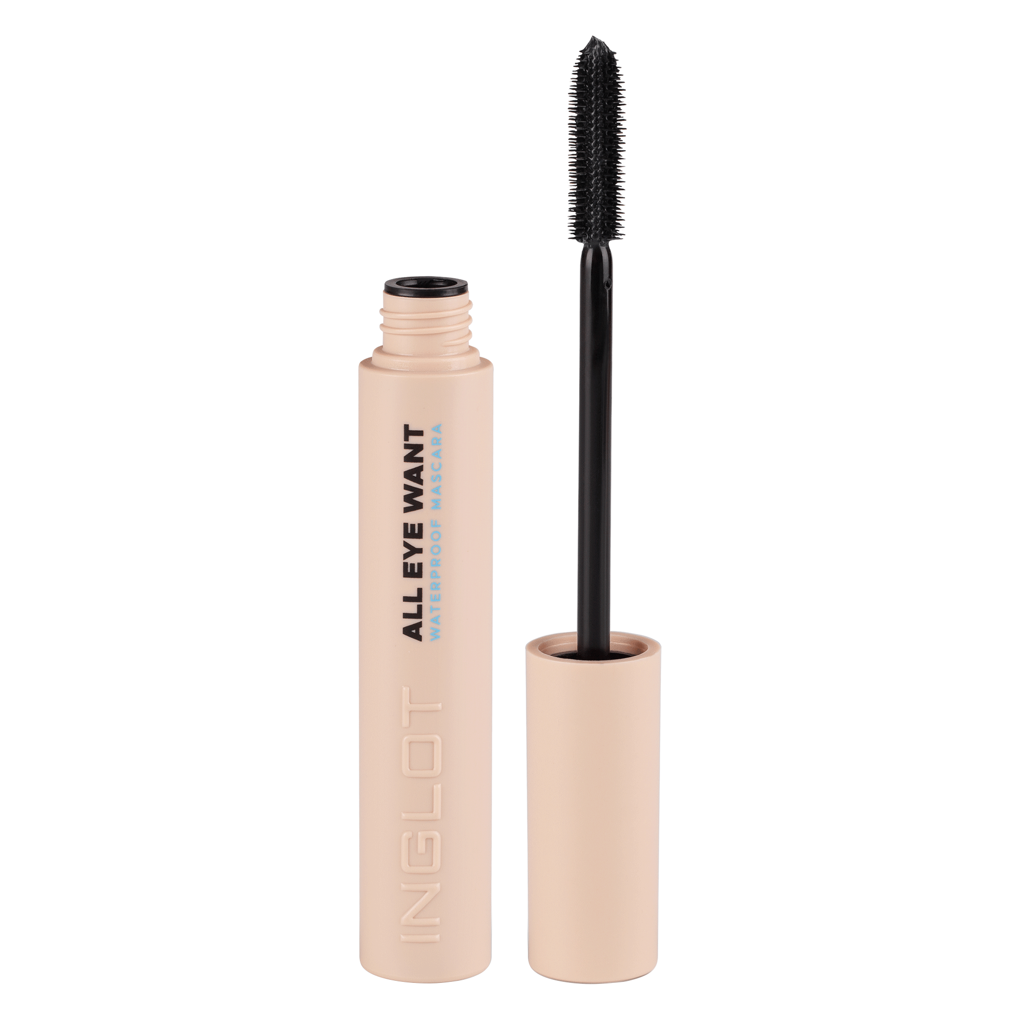 Inglot All Eye Want wodoodporny tusz do rzęs black, 9 ml