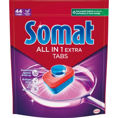 Tabletki do zmywarek SOMAT All in One Extra - 44 szt.