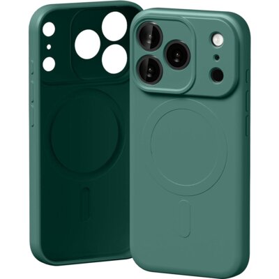 Etui MERCURY Semi-Silicone MagSafe do Apple iPhone 17 Pro Zielony
