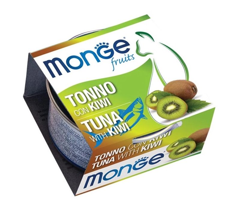 MONGE Fruit Karma dla kota Tuńczyk z kiwi 80 g