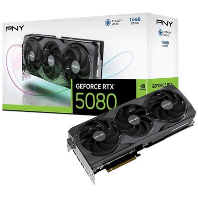 Karta graficzna PNY GeForce RTX 5080 Triple Fan 16GB DLSS 4