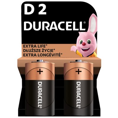 Baterie D LR20 DURACELL Extra Life (2 szt.)