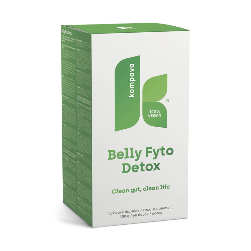 Kompava Belly Fyto Detox suplement diety z błonnikiem, 400 g