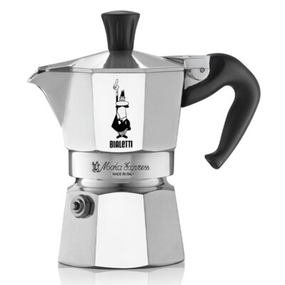 Kawiarka BIALETTI Moka Express 3 TZ Srebrno-czarny 150 ml