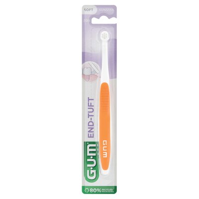 Szczoteczka do zębów SUNSTAR GUM End-Tuft Soft Pomarańczowo-biały