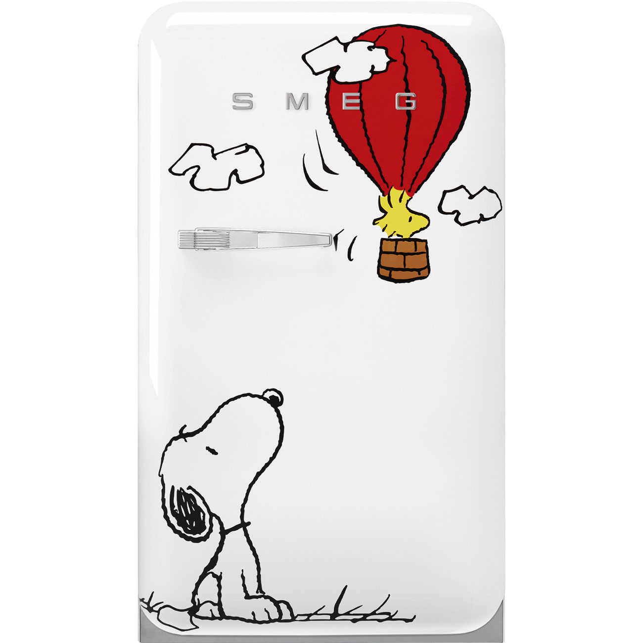Smeg - Lodówka 50's Retro Style FAB10RDSN5 Snoopy / Biały
