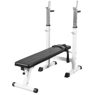 Ławka do ćwiczeń GORILLA SPORTS 3w1 2965 Biały