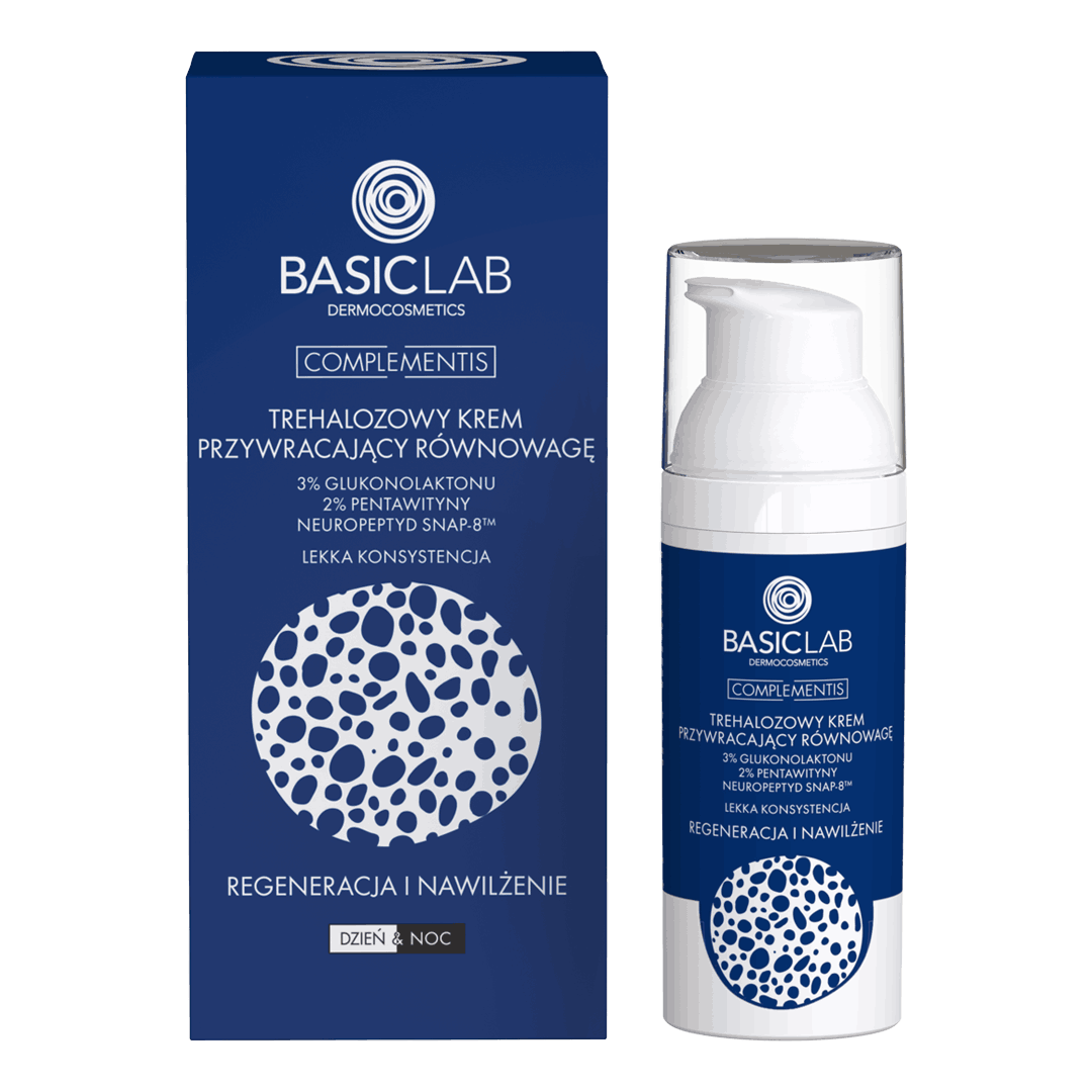 Basiclab Complementis trehalozowy krem przywracający równowagę do twarzy, 50 ml