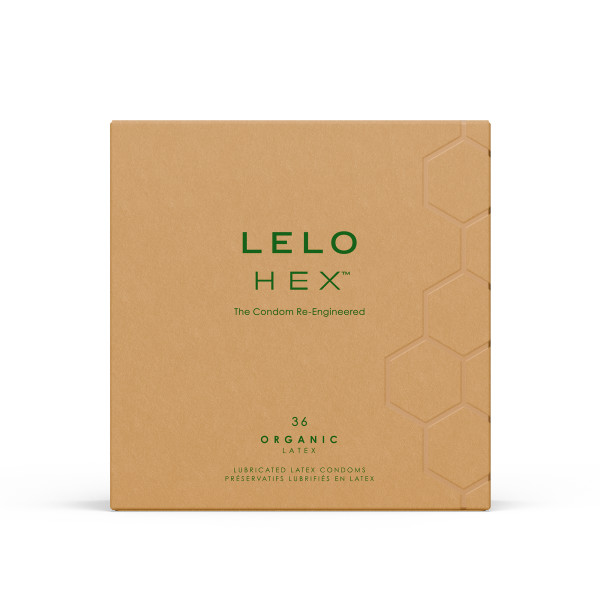 Lelo HEX Organic Condoms 36 pack organiczne prezerwatywy, 36 szt./1 opak.