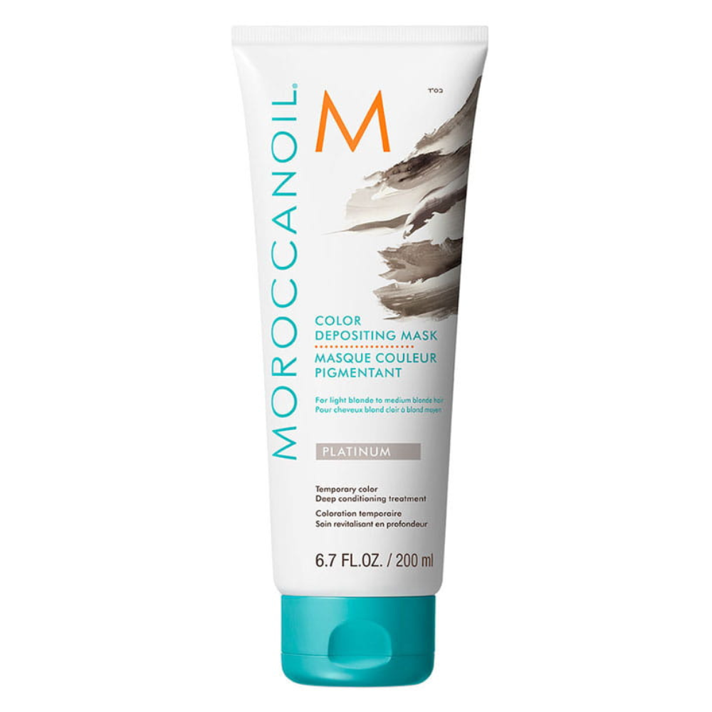 Moroccanoil Color Depositing maska koloryzująca do włosów platinum, 200 ml