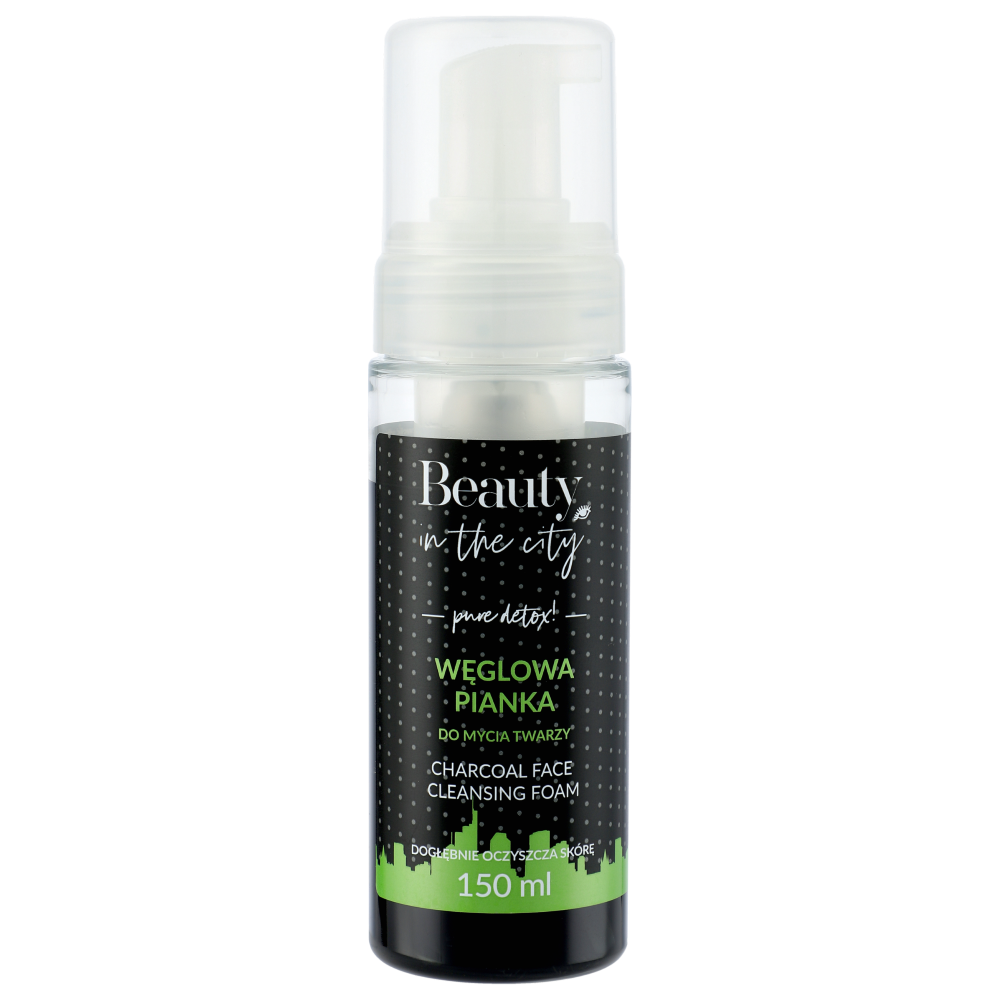 Beauty In The City Detox węglowa pianka do mycia twarzy, 150 ml