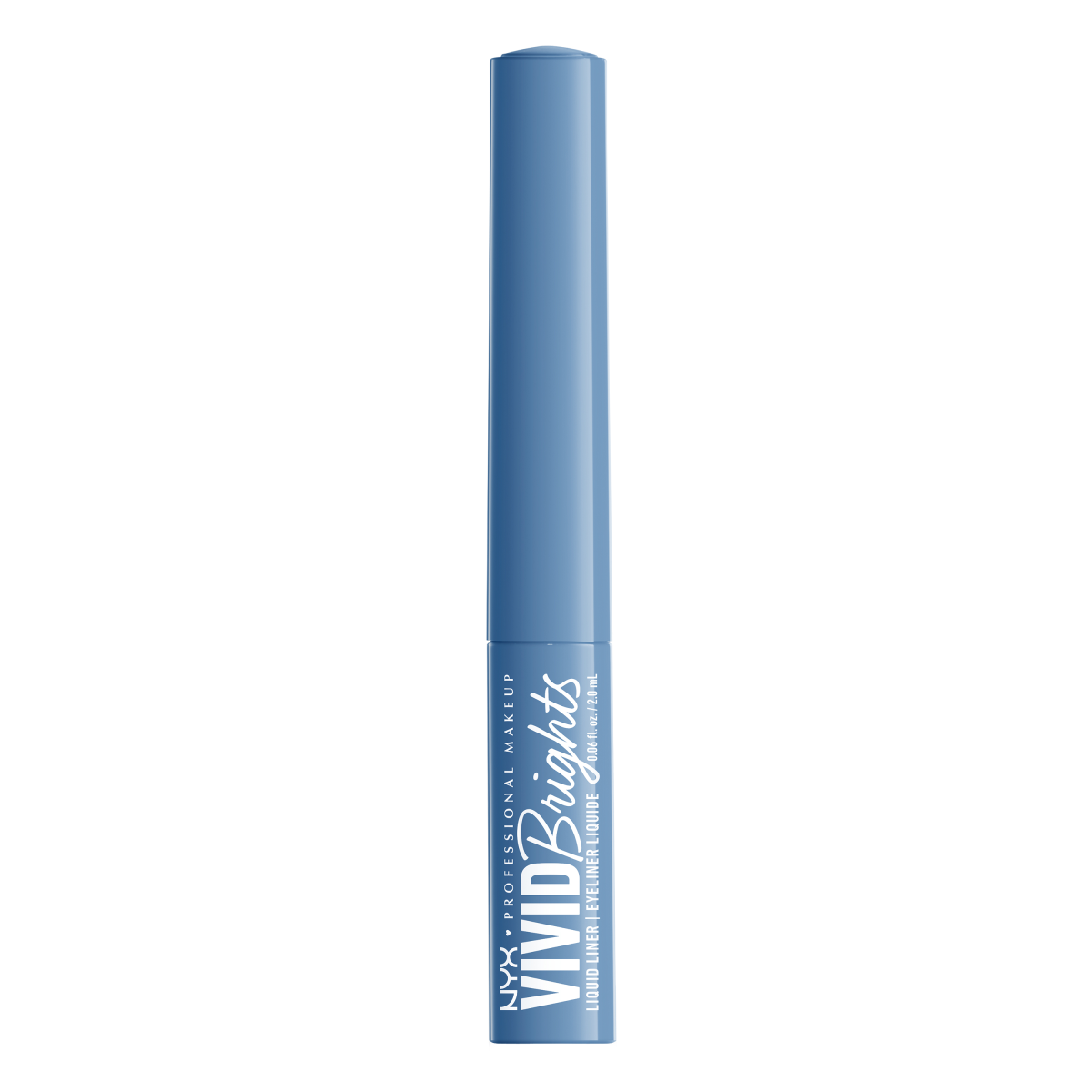 NYX Professional Makeup Vivid Brights eyeliner w pędzelku do powiek cobalt crush, 3,5 ml