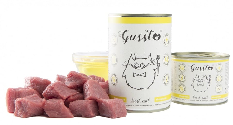 GUSSTO Cat Fresh Calf mokra karma dla kotów cielęcina 400 g