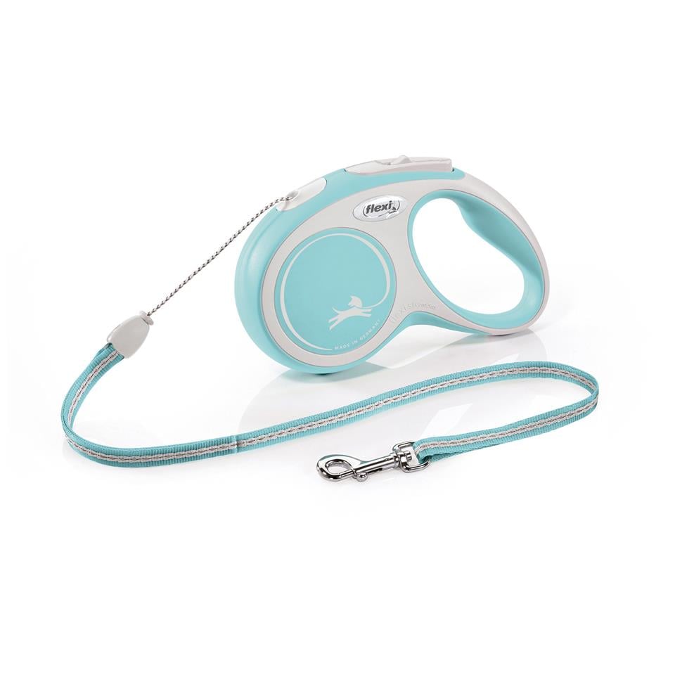 FLEXI New Comfort S Cord 5 m light blue smycz automatyczna