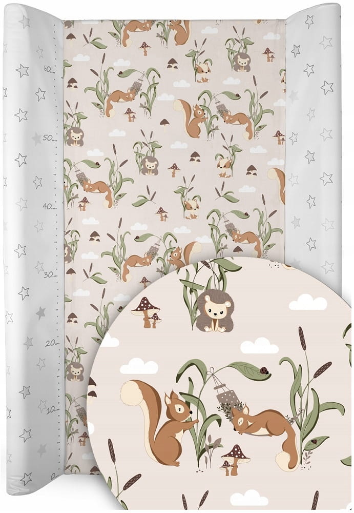 Prześcieradło na przewijak pokrowiec z gumką 70cm bawełna Babymam