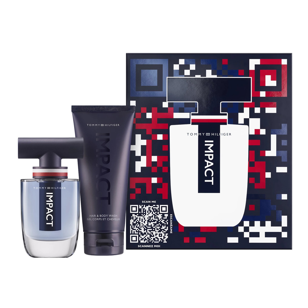 Tommy Hilfiger Impact zestaw męski: woda toaletowa, 50 ml + żel pod prysznic, 100 ml